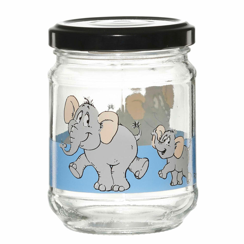 Ritzenhoff & Breker Vorratsglas Happy Zoo - Elefant Eddie, Behälter, Glas, Bunt, 200 ml, 812510