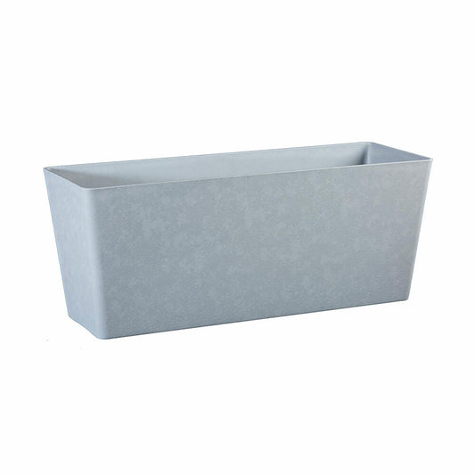 Poétic Element flower box, flower box, flower pot, balcony box, plastic, concrete, 60 cm, JELP60BT