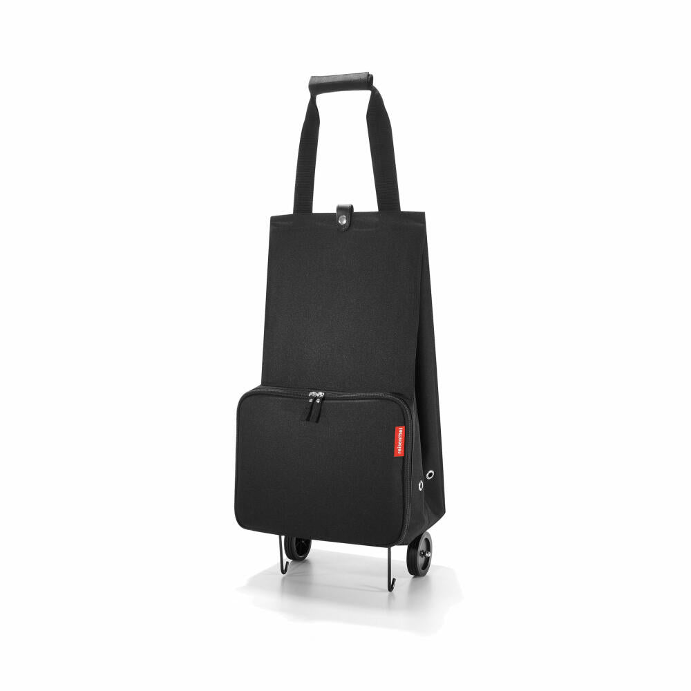 reisenthel foldabletrolley, einkaufskorb mit rollen, trolley, einkaufswagen, faltbar, black / schwarz, HK7003