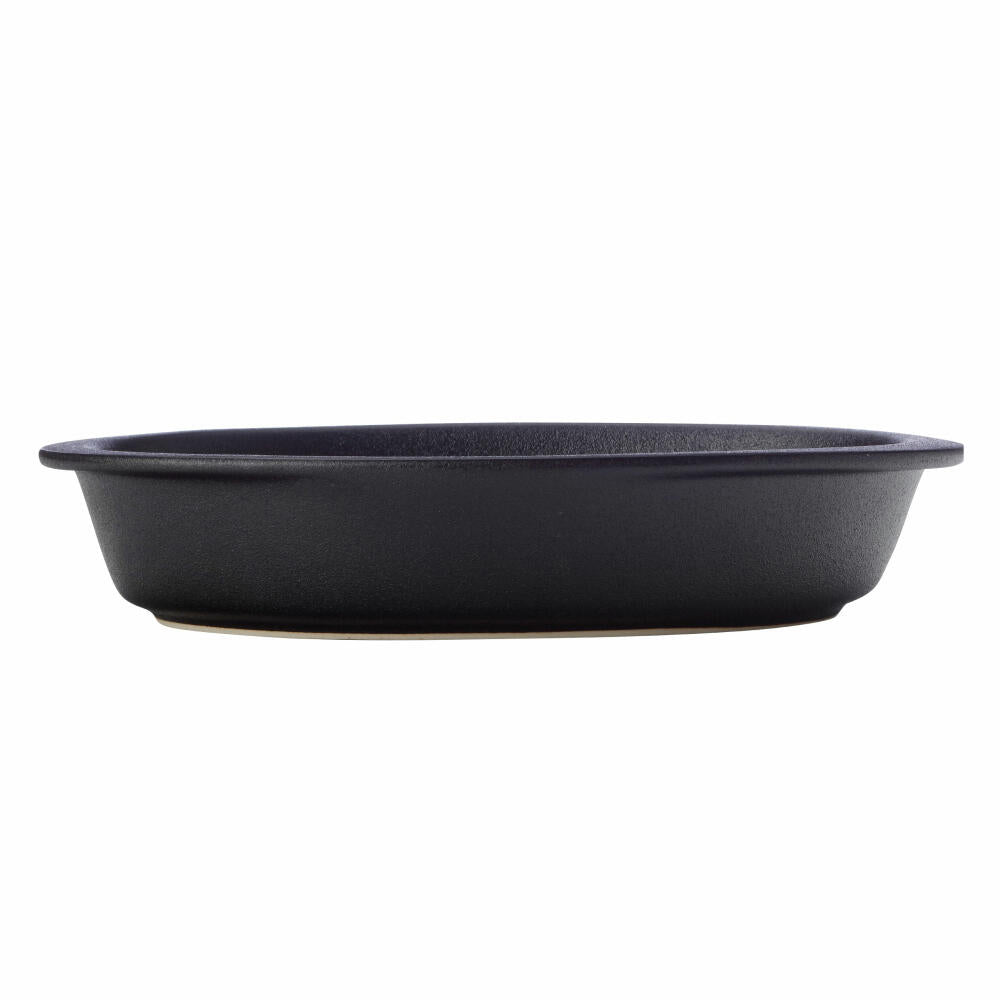 Maxwell & Williams Caviar Black Auflaufform, Premium-Keramik, Schwarz, 28 x 15.5 cm, HY0019