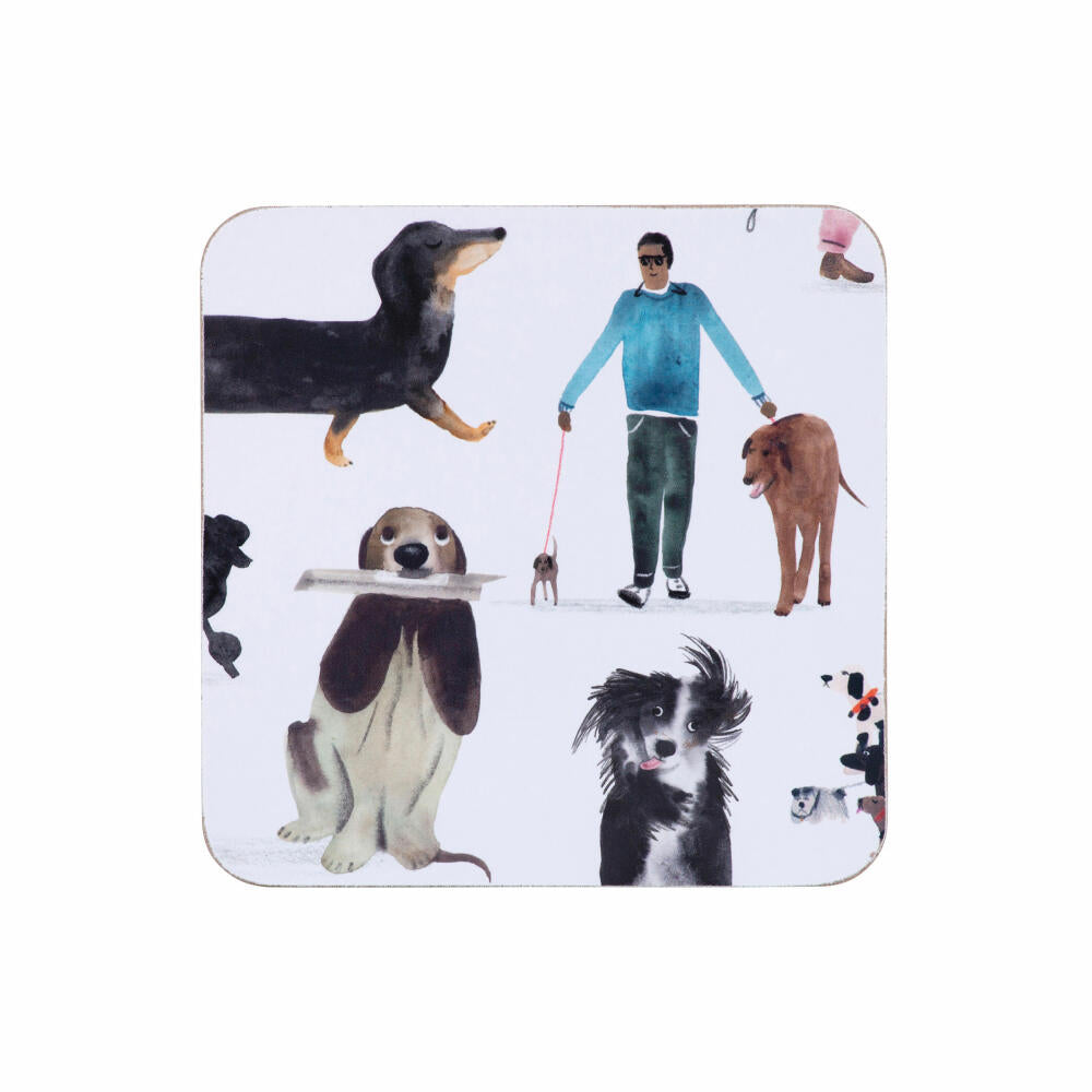 Maxwell & Williams Untersetzer-Set Best Furry Friends 4-tlg., Getränkeuntersetzer, MDF, 10.5 cm, GI0323