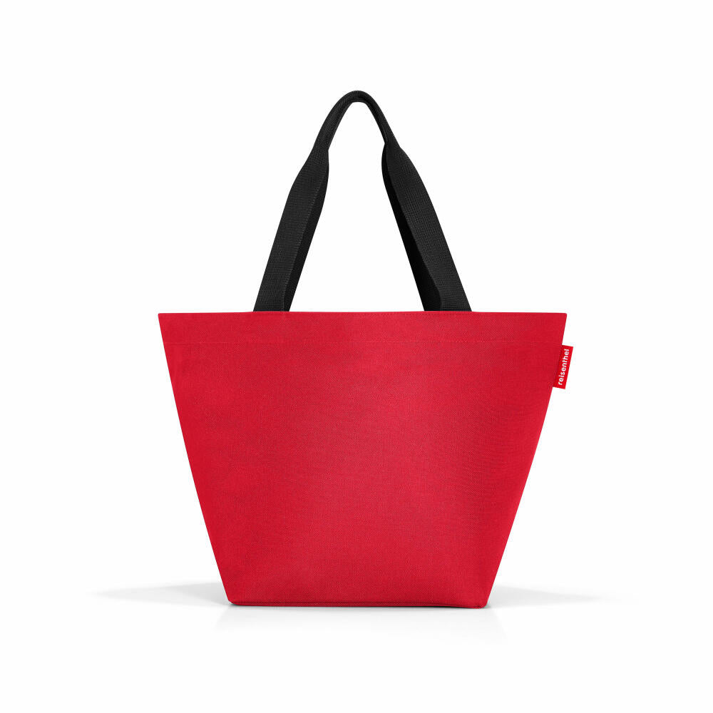 reisenthel shopper M, shopping bag, carrying bag, shoulder bag, bag, polyester fabric, red, 15 L, ZS3004