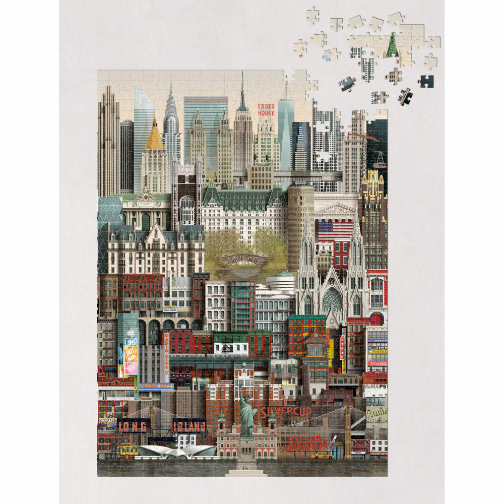 Martin Schwartz Puzzle New York, Städtepuzzle USA, 50 x 70 cm, 1000 Teile, MS0605