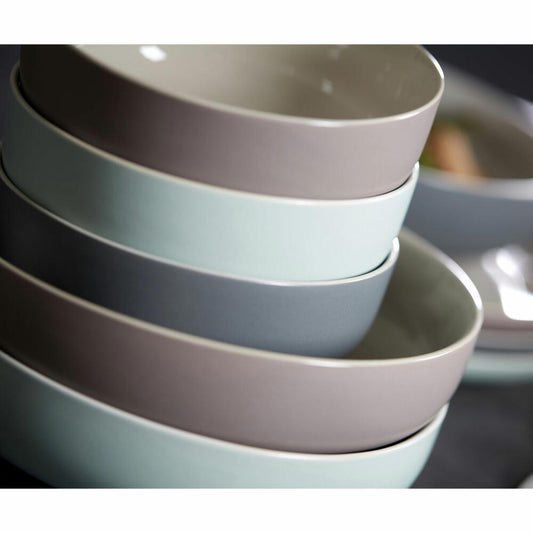 Ritzenhoff & Breker JASPER Kombiservice 16-tlg., Geschirrset, Service, Rund, Steinzeug, Grau, 407679