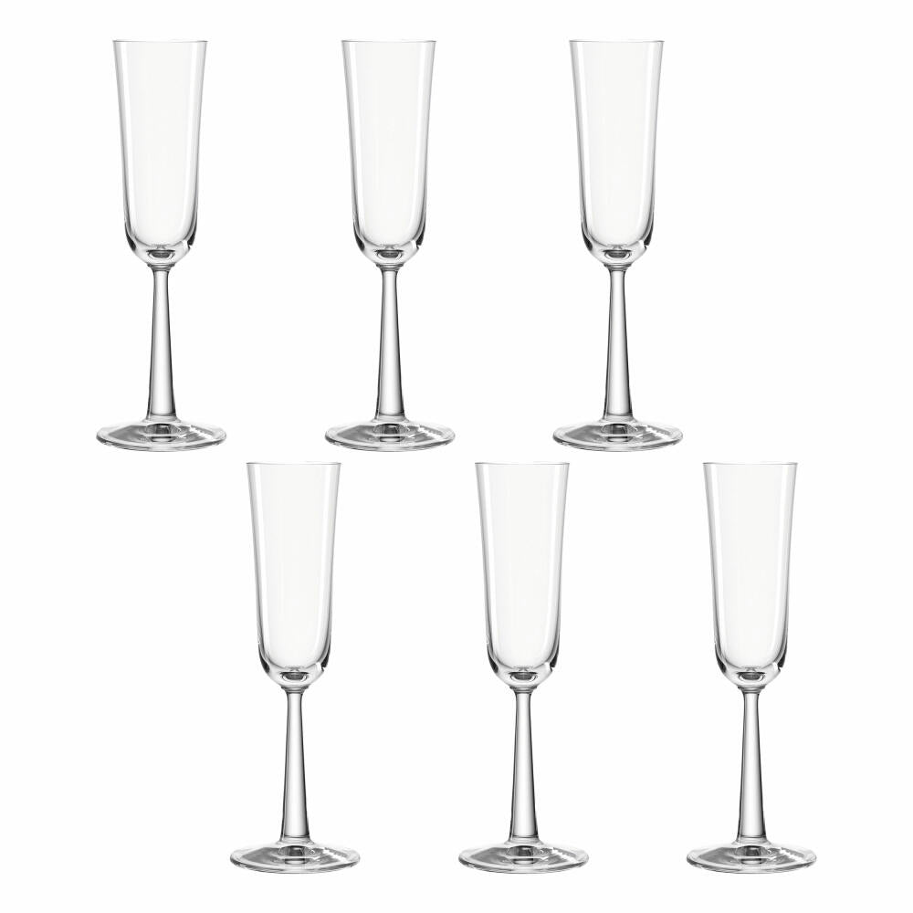 montana: :now champagne glass, set of 6, champagne glass, champagne flute, champagne flute, prosecco glass, champagne glass, 120 ml, 044463