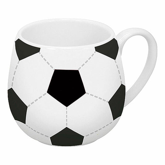 Könitz Fußball Kuschelbecher, Becher, Kaffeebecher, Tasse, Teetasse, Porzellan, 420ml, 1111430088