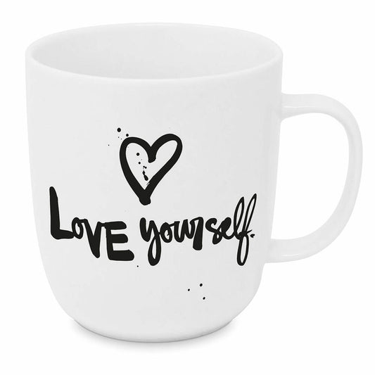 PPD Love yourself mug 2.0 D@H, Tasse, Teetasse, Kaffetasse, Kaffee Becher, 400 ml, 551333