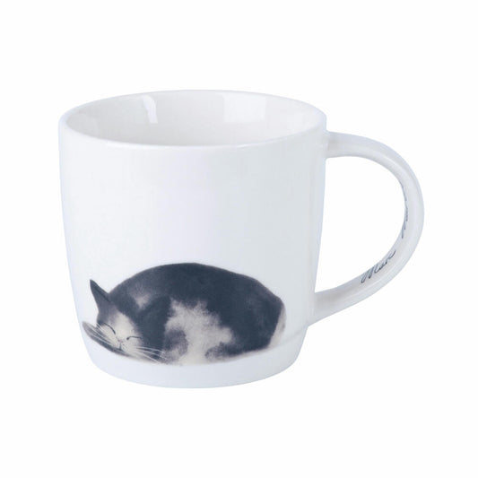 Maxwell & Williams Becher Feline Friends - Afternoon Snooze, Katzenbecher, Tasse, Porzellan, 400 ml, DX1220