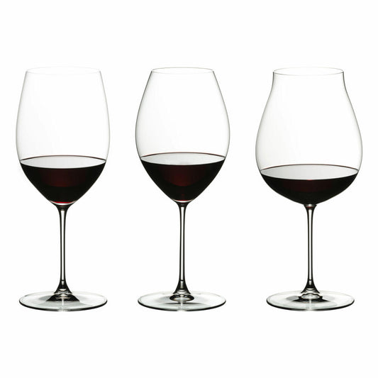Riedel Veritas Verkostungsset Rotwein, 4-tlg., Rotweinglas, Weinglas, Verkostungsglas, Hochwertiges Glas, 5449/74