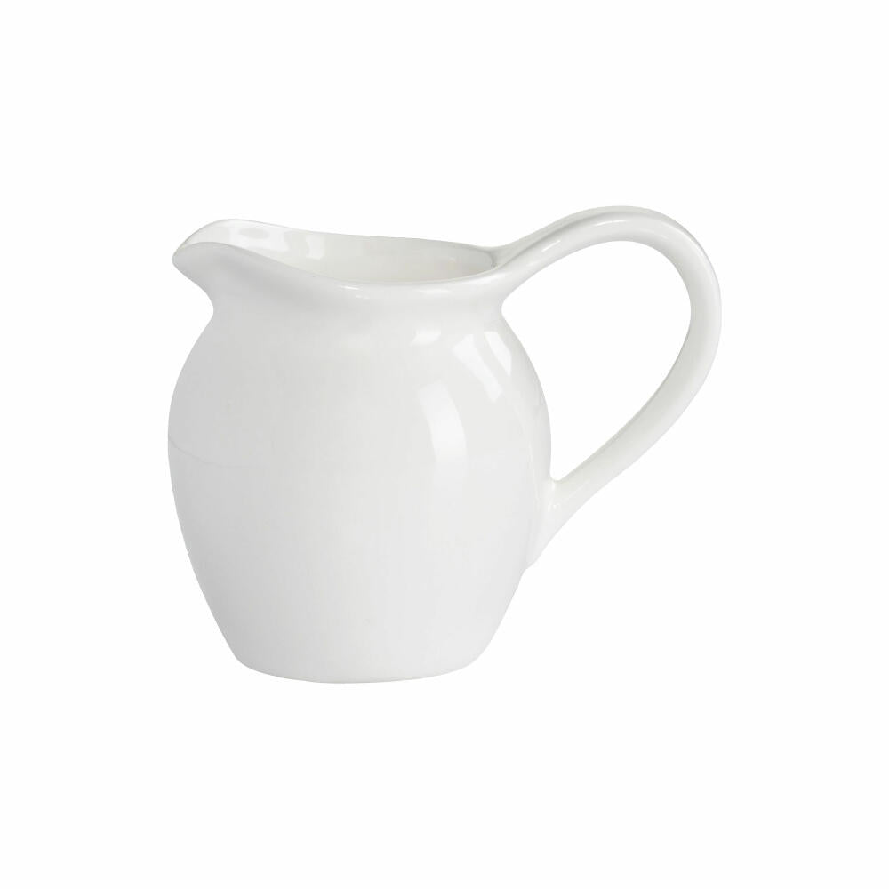 Maxwell & Williams Kitchen Krug, Milchkrug, Milchkännchen, Kaffeeservice, Porzellan, Weiß, 110 ml, AW0302
