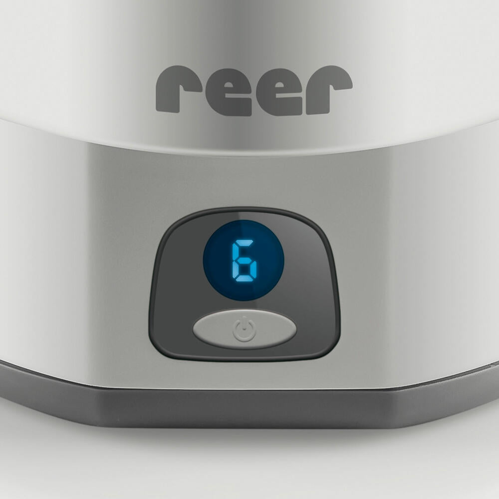 reer Vaporizer VapoMax, disinfection device, steam sterilizer, sterilizer, for 6 baby bottles, 36010