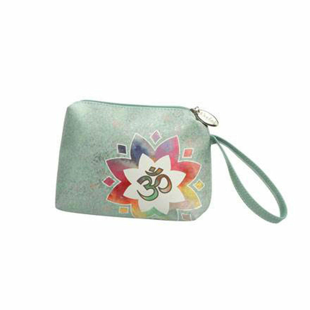 Goebel Om Green - Cosmetic Bag Lotus Yin Yang green textile 23500291