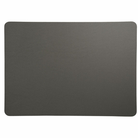 ASA Selection leather optic rough placemat graphite, placemat, placemat, coaster, PVC leather look, grey, 8802420