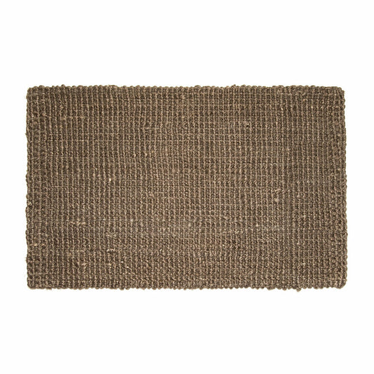 Gift Company Hampton Jute Matte L, Fußmatte, Schmutzfangmatte, Badezimmer, Braun, 90 x 60 cm, 40158
