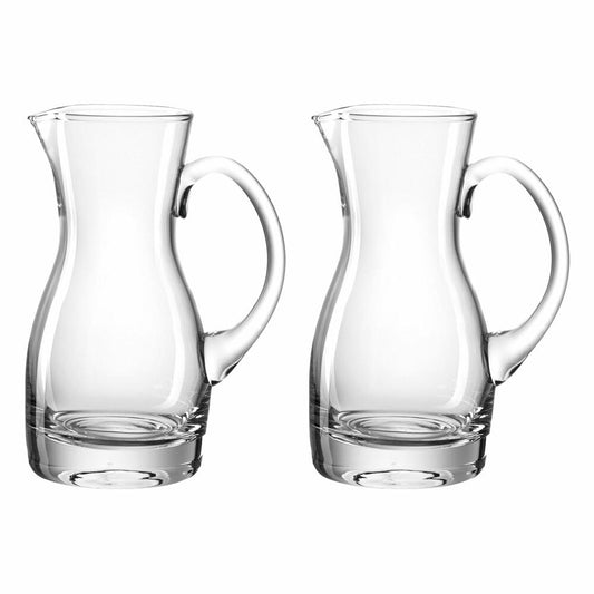 montana: :country jug, set of 2, water jug, carafe, water carafe, glass jug, glass, 600 ml, 040098