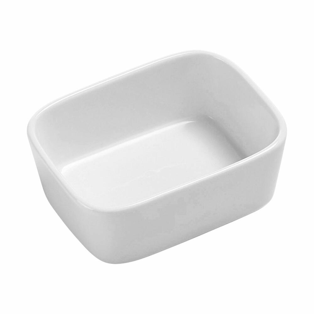 Rosti casserole dish Modula, oven dish, porcelain, white, 12.5 x 9 x 4.5 cm, 864601