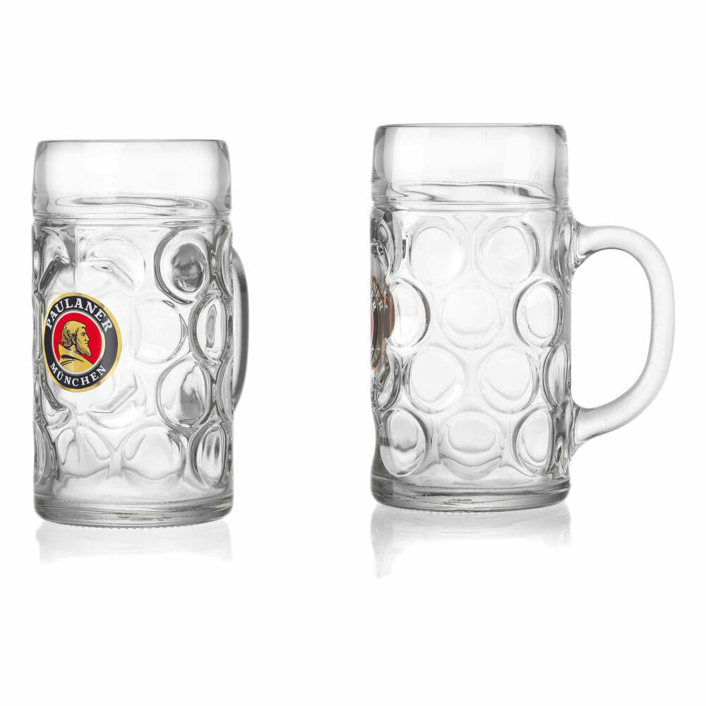 Ritzenhoff & Breker Paulaner Bierseidel, Bierglas, Bierkrug, Humpen, Glaskrug, Glas, 1 L, 684766