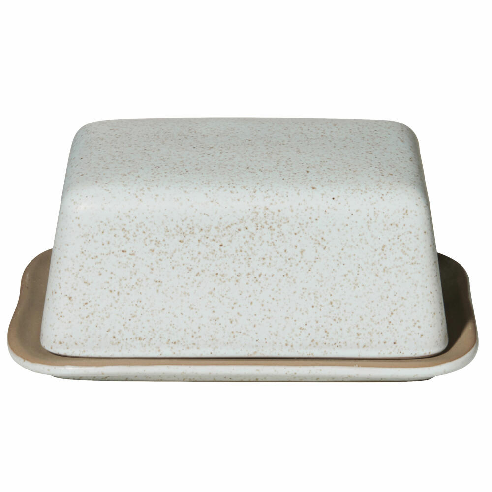 ASA Selection caja butter dish, butter tin, butter storage, butter container, stoneware, 12 x 15.5 cm, 28420101