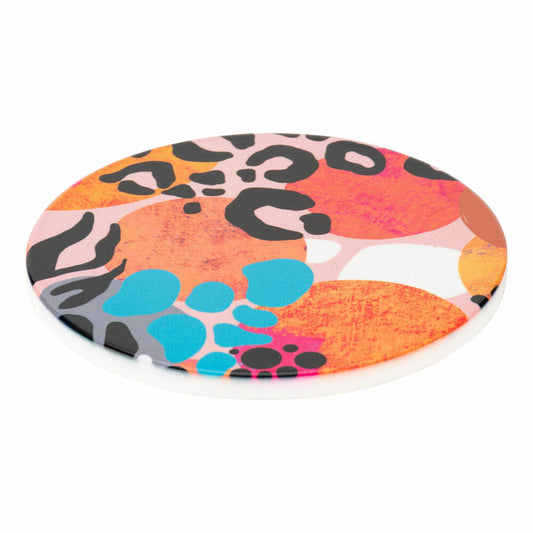 Maxwell & Williams BE FIERCE Keramikuntersetzer Savannah, Untersetzer, Keramik / Kork, 10 cm, DU0427