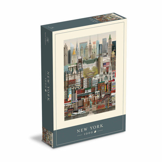 Martin Schwartz Puzzle New York, Städtepuzzle USA, 50 x 70 cm, 1000 Teile, MS0605
