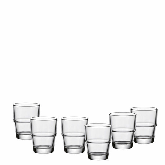 Leonardo Solo Espresso Set of 6, Espresso Glass, Espresso Mug, Coffee, Glass, 100 ml, 19872