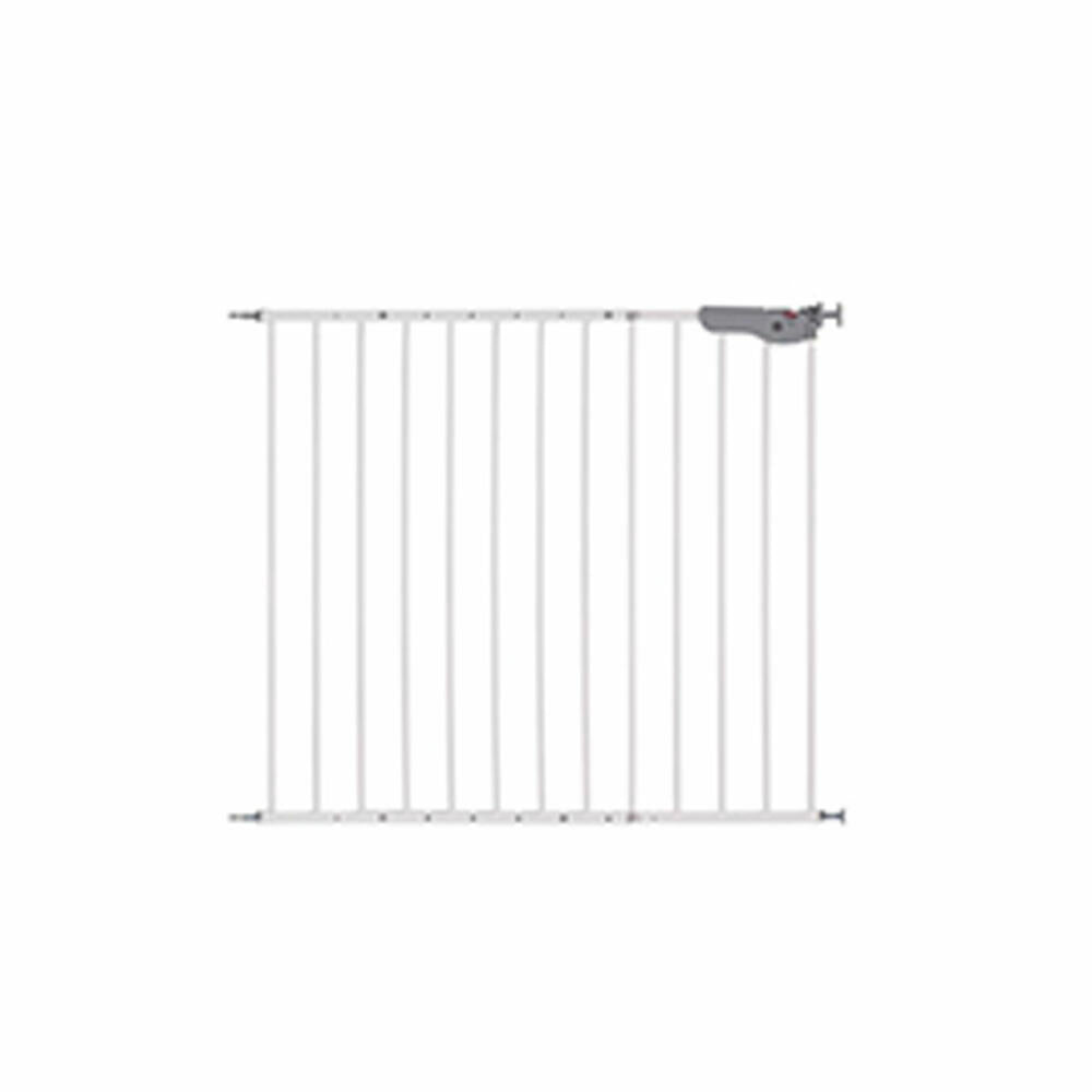 reer S-Gate screw gate, door gate, stair gate, stair safety gate, safety gate, Active-Lock, for screwing, metal, width 73 - 110 cm, 46115