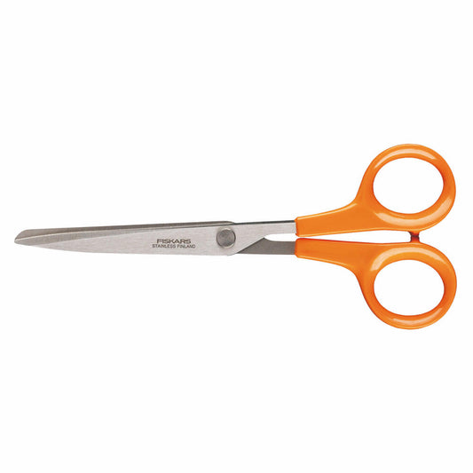 Fiskars Classic Papierschere, Schere, Papierschneideschere, Küchenhelfer, Edelstahl, 17 cm, 1000816