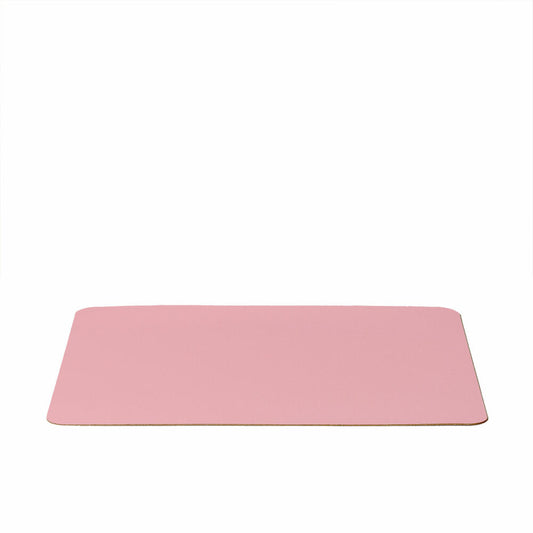 Ritzenhoff Livø tray insert, placemat, tray insert, fabric insert, leather fiber fabric, white / pink, 31 cm, 4040001