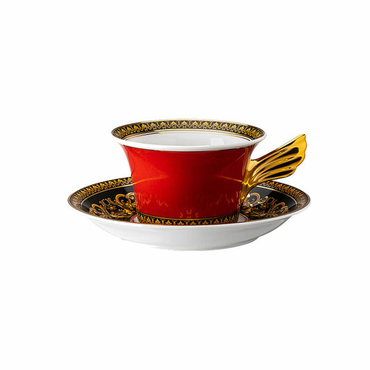 Rosenthal Versace Teetasse 2-tlg. Medusa, Porzellan, 220 ml, 19300-409605-14640