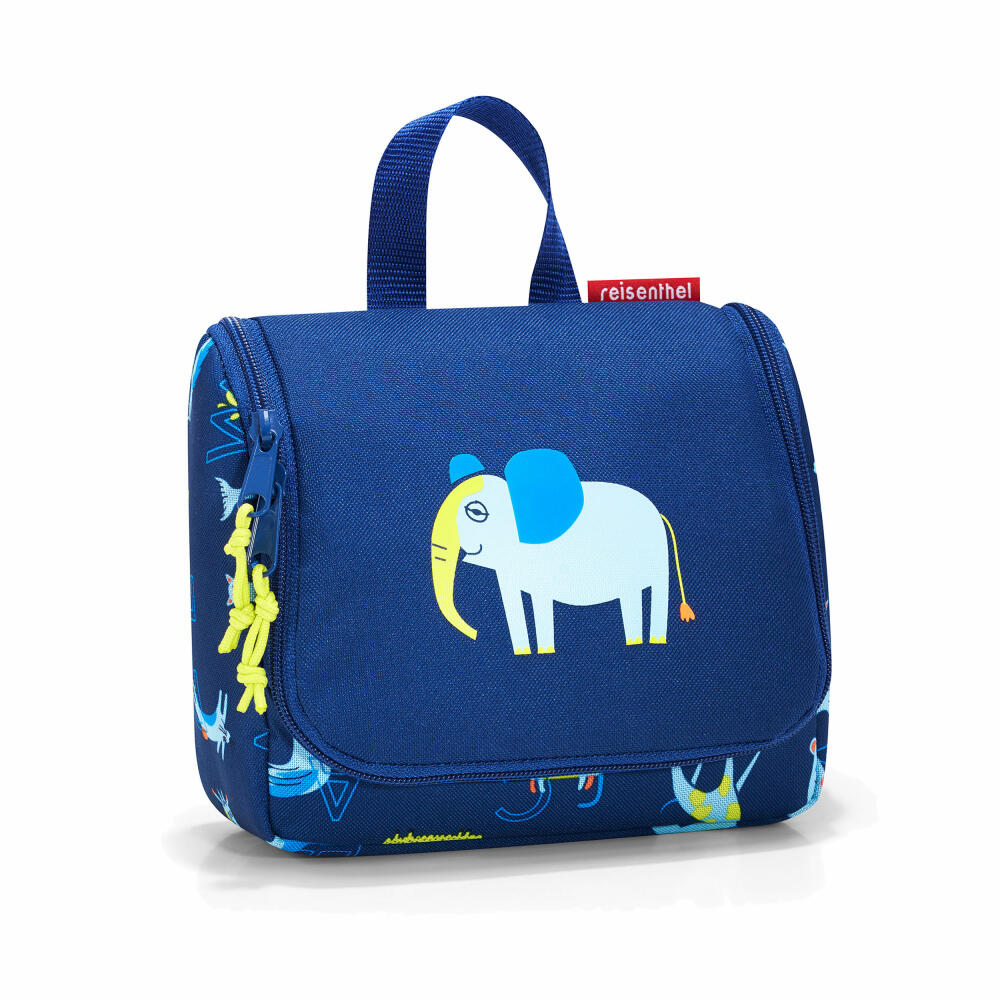 reisenthel toiletbag S kids, toiletry bag, bag, toiletry bag, polyester fabric, ABC Friends Blue, 1.5 L, IO4066