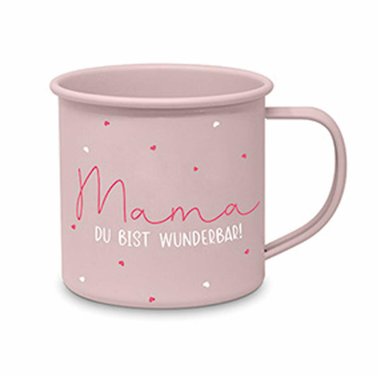 PPD Mama Metal Mug D@H, Henkelbecher, Kaffeebecher, Becher, Tasse, Metall, 350 ml, 581102073