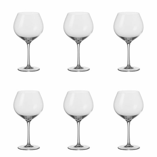 Leonardo Ciao+ Burgundy glass set of 6, wine glass, wine glass, extremely shockproof, 660 ml, 19840