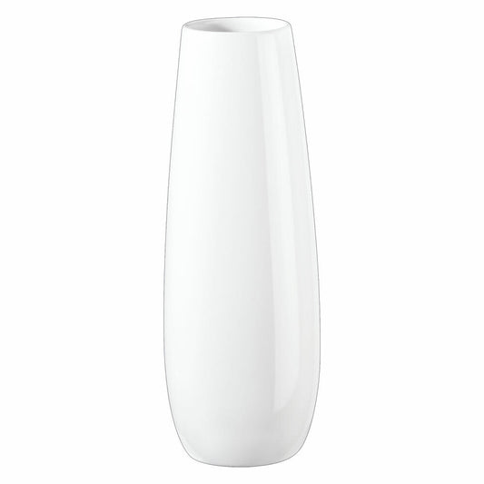 ASA Selection Ease Vase, Raumdekoration, Blumenvase, Keramik, Weiß, H 25 cm, 91031005