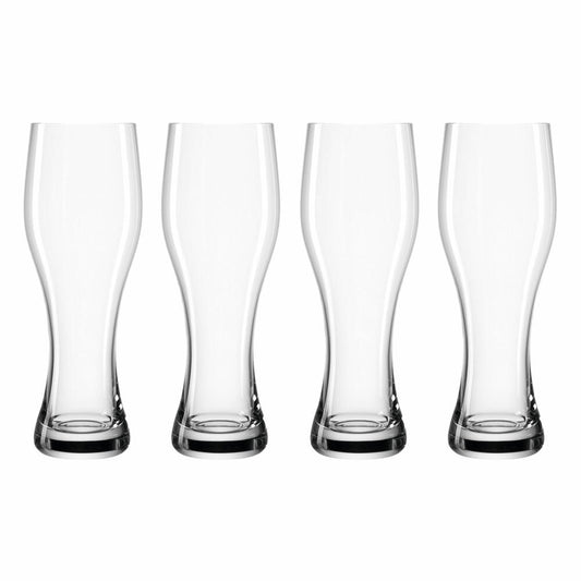 Leonardo Taverna wheat beer glasses, set of 4, beer glasses, wheat glasses, wheat beer glasses, glass, 500 ml, 049448