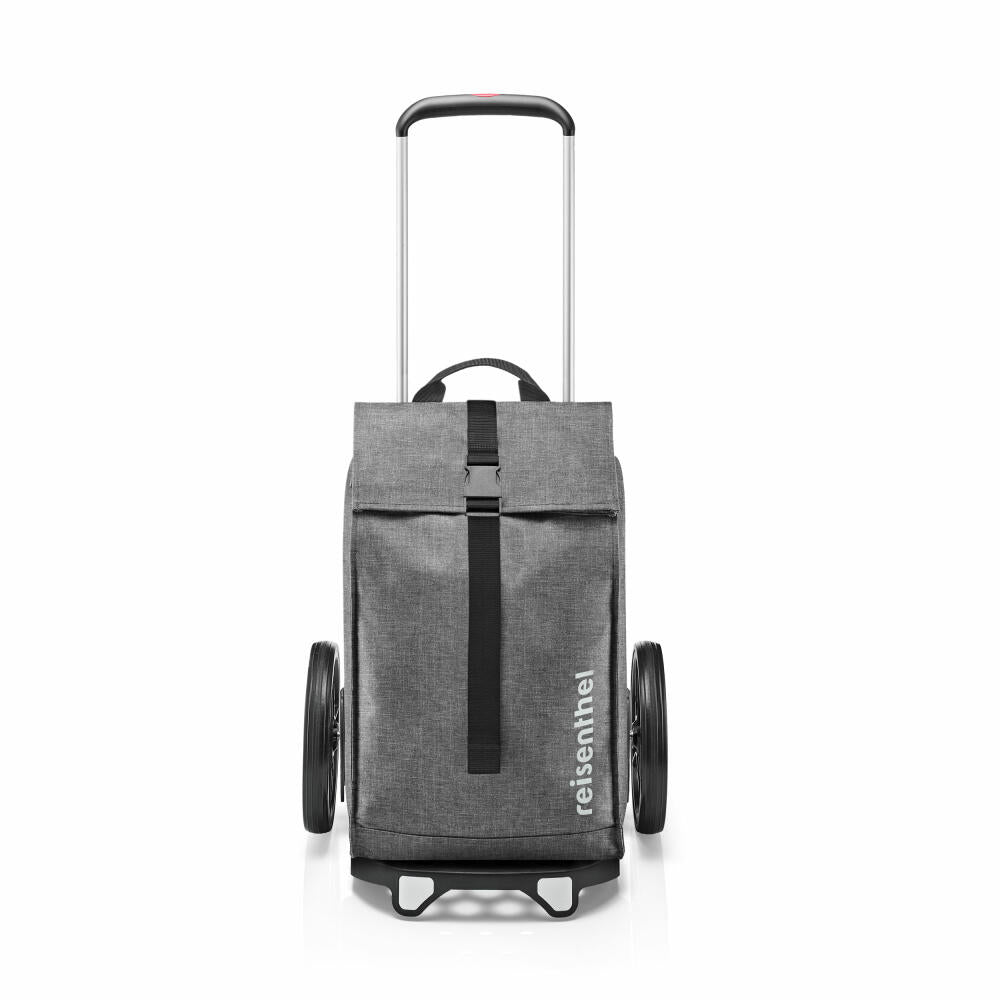 reisenthel citycruiser, Einkaufstrolley mit Tasche, Twist Silver, 40 L, MJ7052