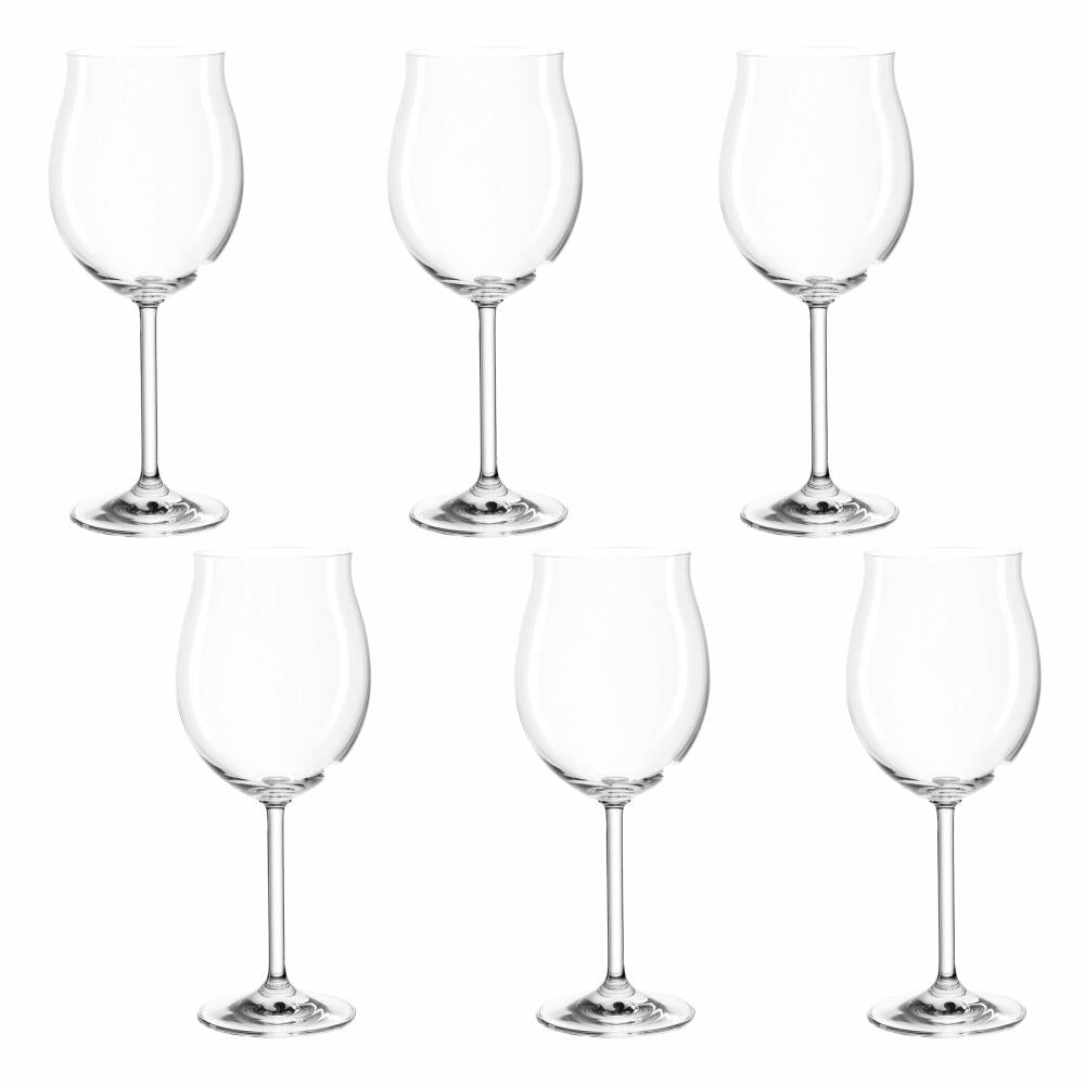 montana: :pure Burgundy glass, set of 6, Burgundy goblet, wine glass, wine goblet, red wine glass, glass, 190 ml, 042388