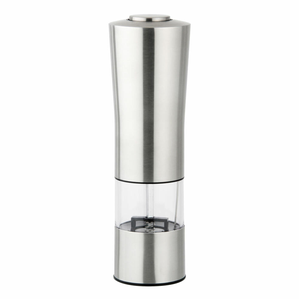 Fackelmann Pouring &amp; Dispensing Electric Salt and Pepper Mill, Spice Mill, Salt Mill, 19 cm, 47296