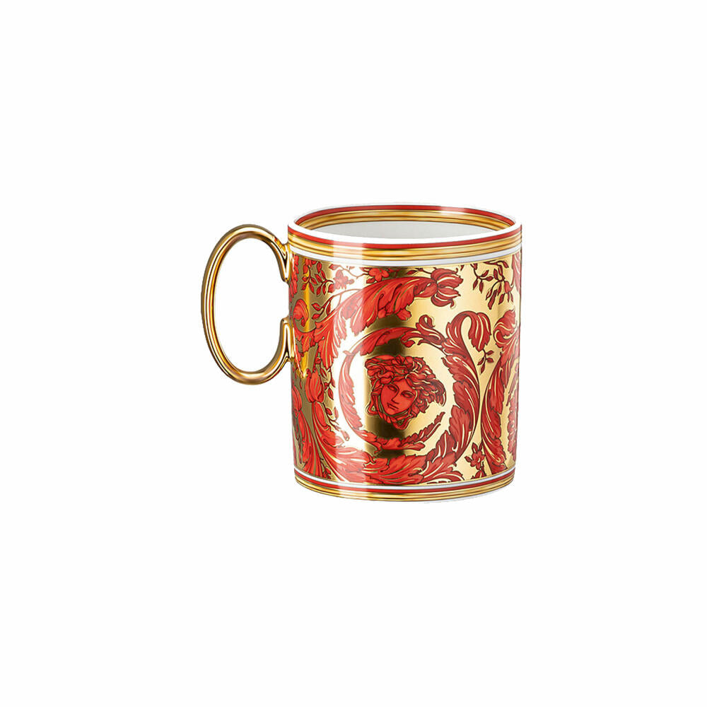 Rosenthal Versace Mug Medusa Garland Red, Porcelain, 300 ml, 19335-409958-15505