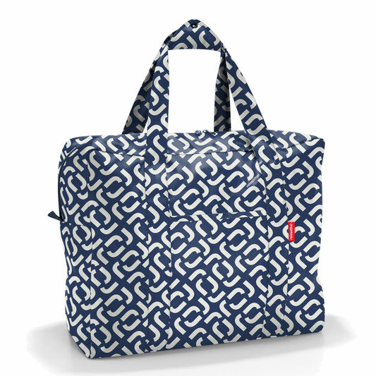 reisenthel mini maxi touringbag, shopping bag, travel bag, carrying bag, polyester fabric, Signature Navy, 40 L, AD4073