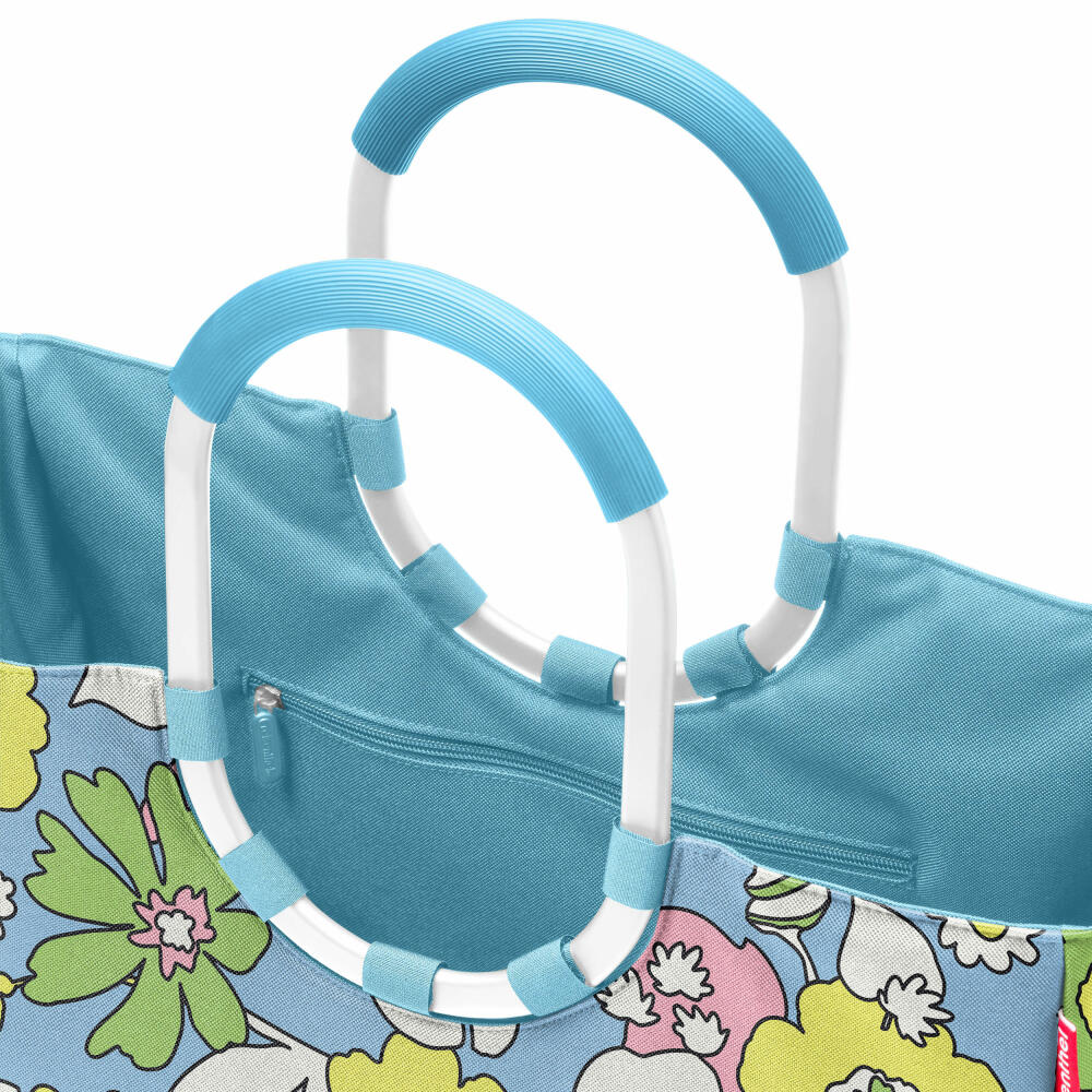 reisenthel loopshopper L, shopping bag, shopper, carrying bag, bag, Frame Florist Lagoon, 25 L, OR4093