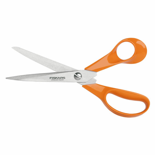 Fiskars Classic Universalschere, Schere, Küchenschere, Küchenhelfer, Edelstahl, 21 cm, 1000815