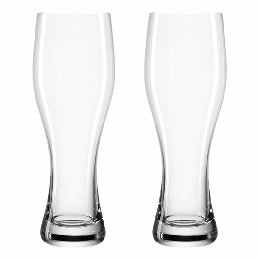 Leonardo Taverna wheat beer glasses, set of 2, beer glass, wheat beer glass, wheat beer glass, glass, 330 ml, 049447