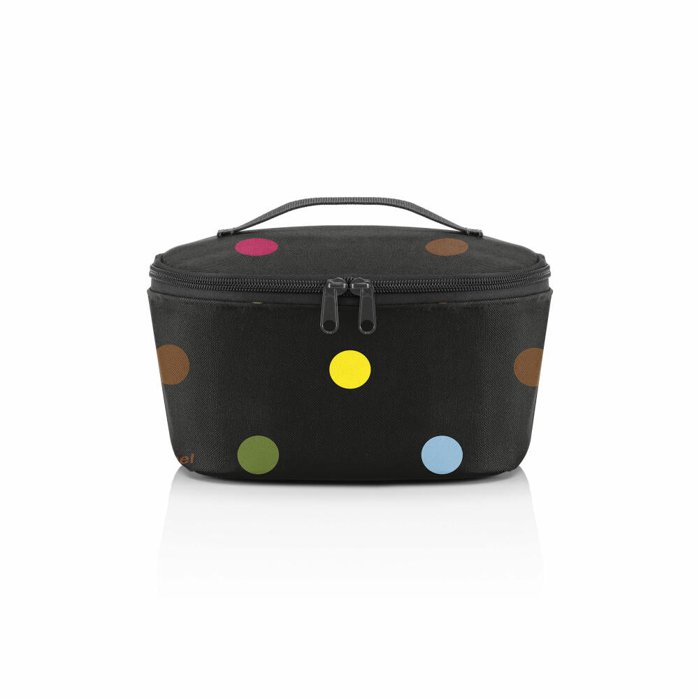 reisenthel coolerbag S pocket, cooler bag, thermal bag, thermal bag, polyester fabric, dots, 2.5 L, LG7009