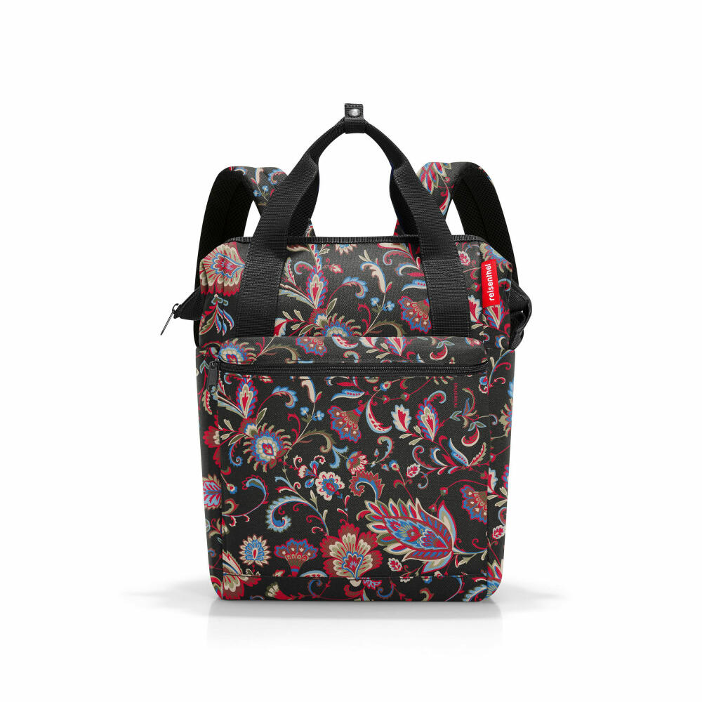 reisenthel allrounder R, Rucksack, Freizeittasche, Reisetasche, Paisley Black, 12 L, JR7064