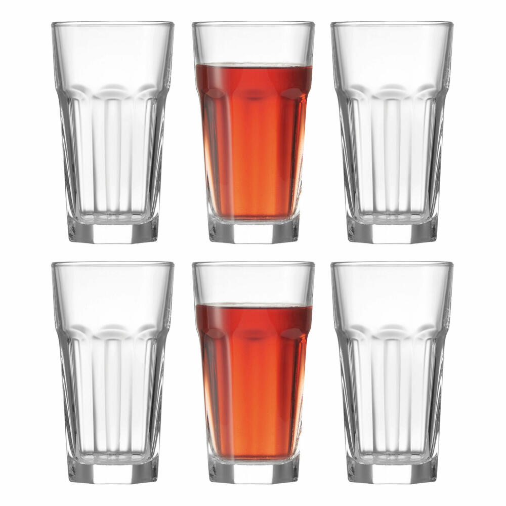 montana: :skip drinking glass, set of 6, long drink cup, long drink glass, water glass, juice glass, long drink glass, 200 ml, 057393