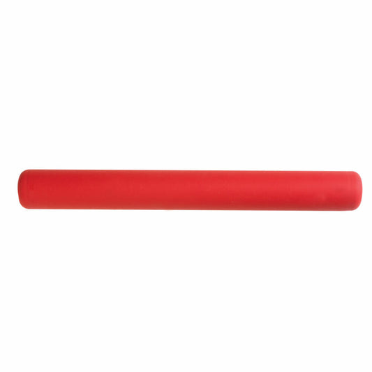 Mastrad verstellbares Rollholz, Nudelholz, Teigroller, Ausrollhilfe, Silikon, Rot, 41 cm, F11870