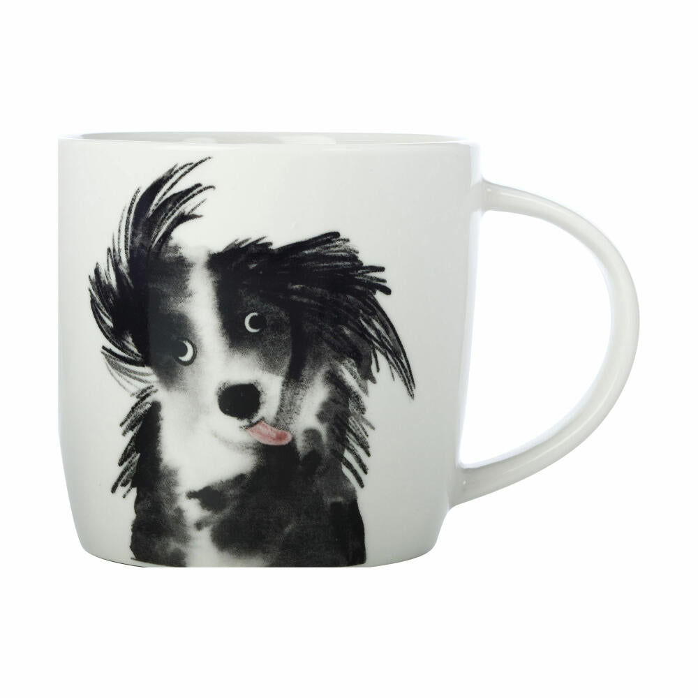 Maxwell & Williams Becher Best Furry Friends - Shaker It Out, Tasse, Hundemotiv, Porzellan, 400 ml, DX1063