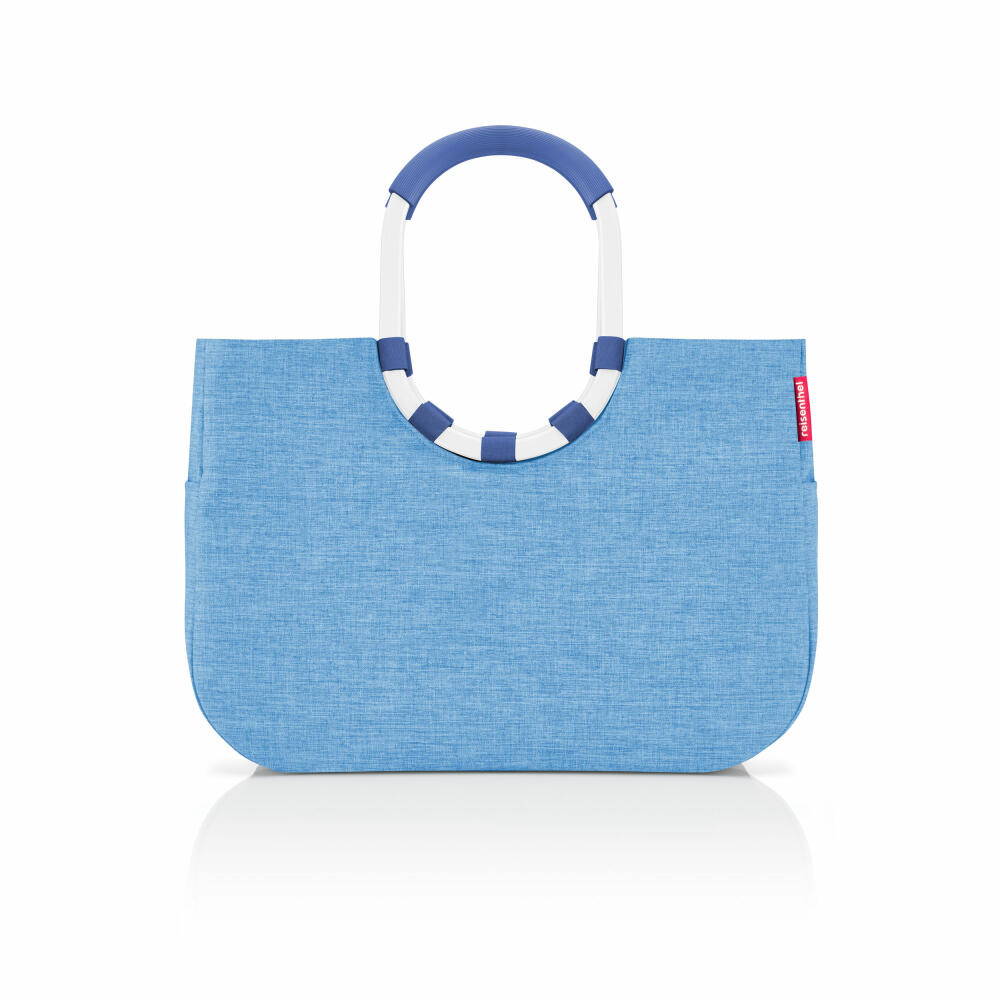 reisenthel loopshopper L, shopping bag, shopper, carrying bag, bag, Frame Twist Azure, 25 L, OR4098