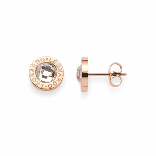 Leonardo Jewels Matrix Stud Earrings, Earrings, Earrings, Rose Gold, 015569