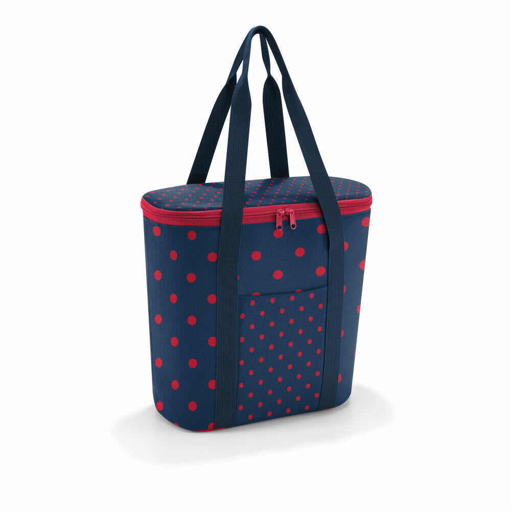 reisenthel thermoshopper, insulated bag, thermo shopper, shopping bag, Mixed Dots Red, 15 L, OV3075